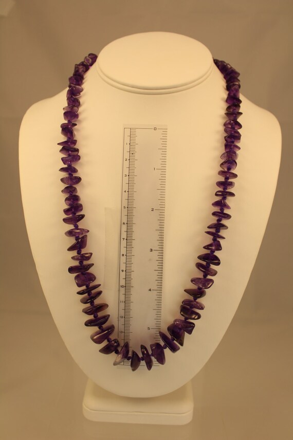 Dark Purple Amethyst Necklace - image 4