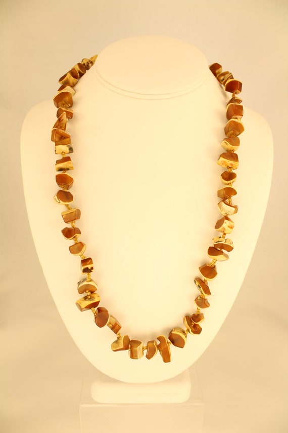 Petrified Wood Necklace - image 1