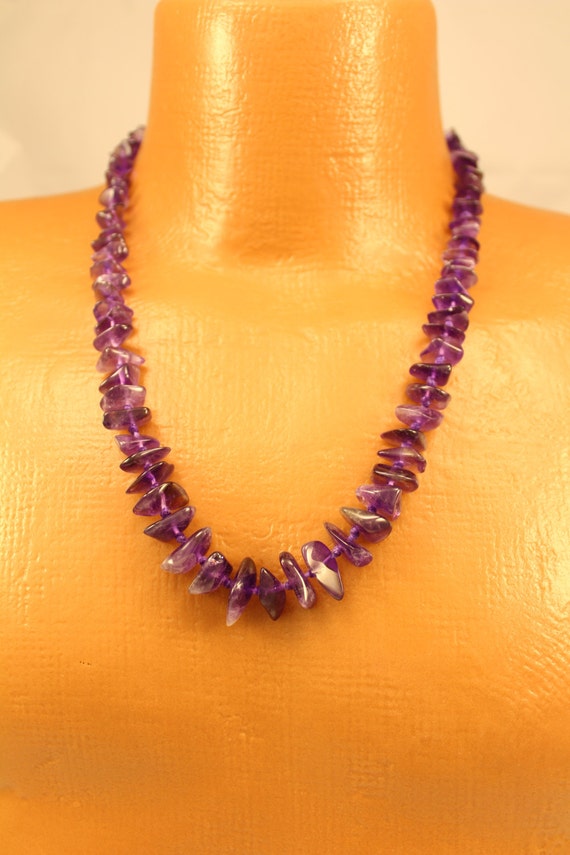 Dark Purple Amethyst Necklace - image 5