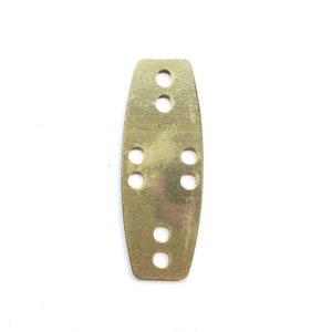D Plate Lamellar CENTER – Brass