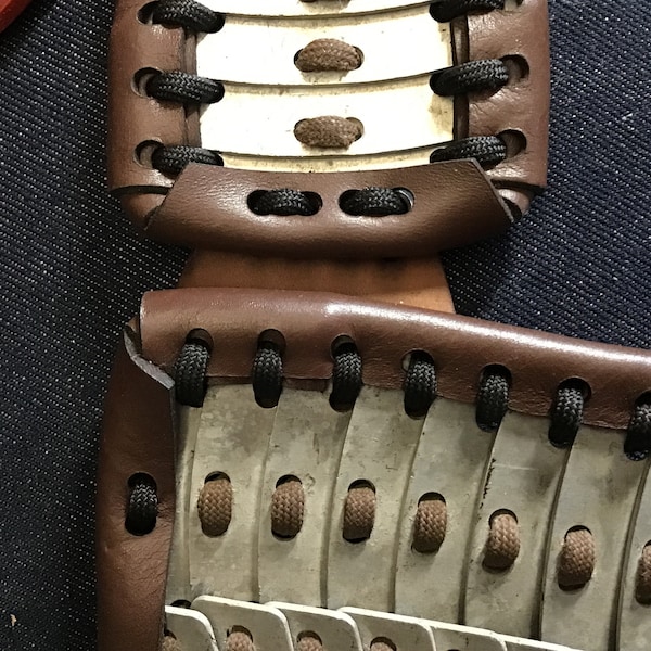 Lamellar Armor Shoulder Strap Connectors