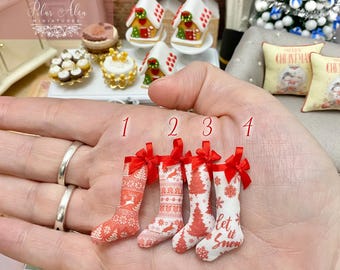 Stampa Miniatura Di Dipinto 2x2 Ryta – Quadretto Natale Scala 1:12 Per Casa Delle Bambole