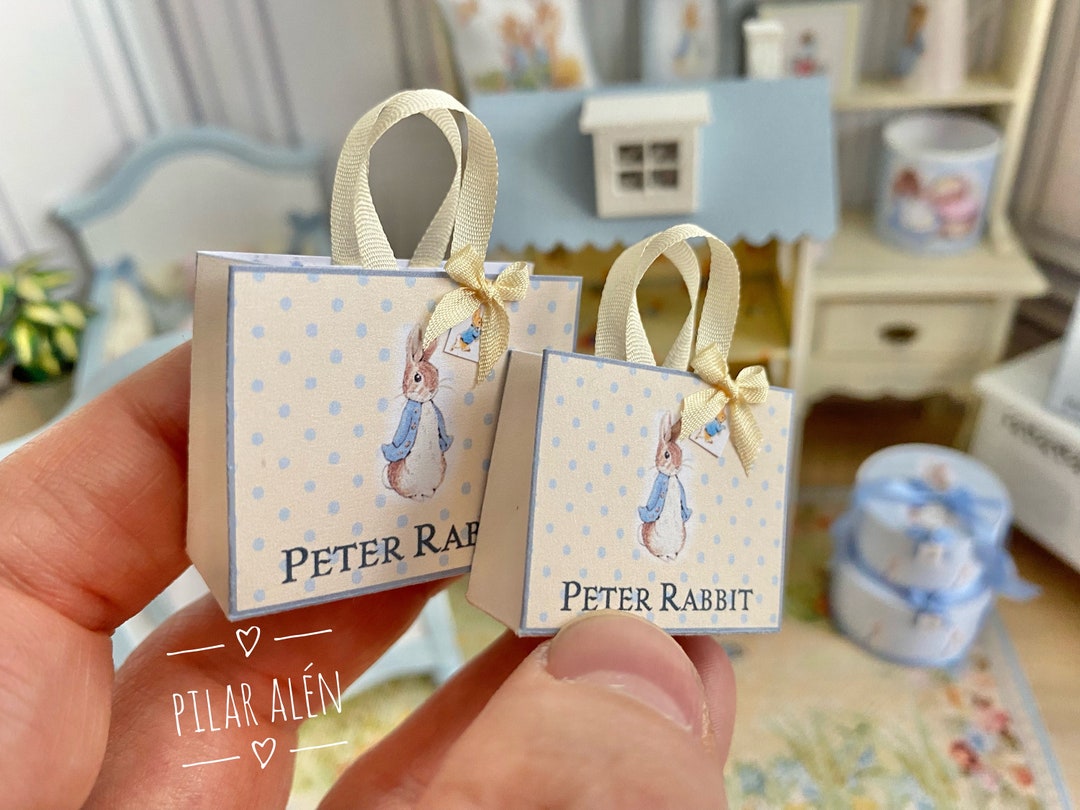 Dollhouse Gift Bags, Peter Rabbit Bag, Easter Party Bags, Beatrix ...