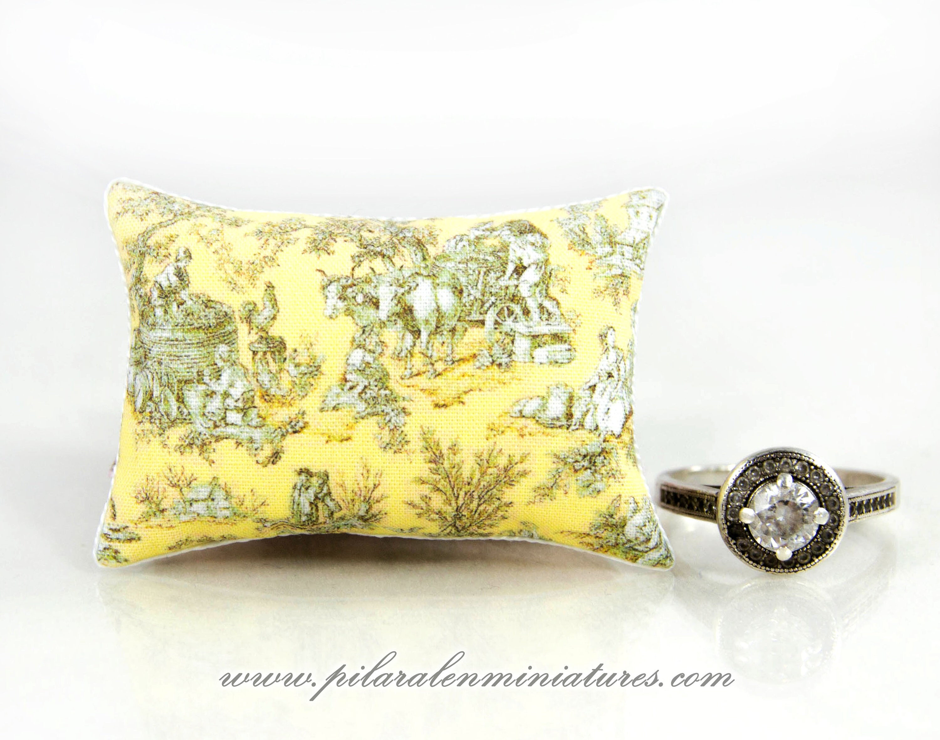 Toile De Jouy Pillow Romantic Design French Cushion Etsy