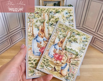 Miniatyr Peter Kanin Familjematta, Beatrix Potter Dockhusmatta