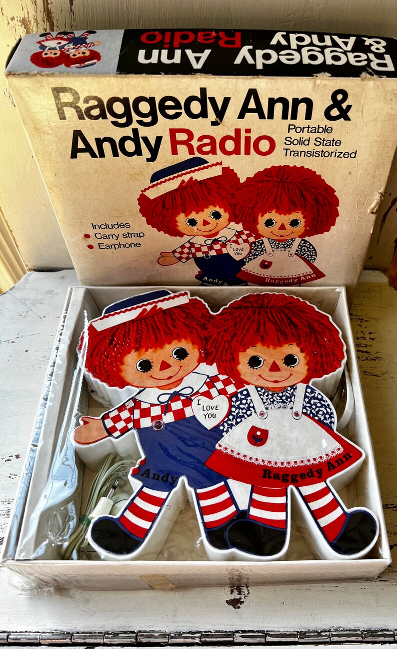 Raggedy Ann and Andy Radio - Etsy