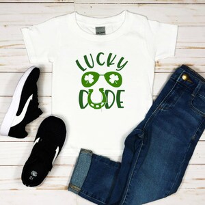 St Patricks Day Tee, St Patricks Day Shirt, St Patricks Day Boy Shirt, Boys St. Patricks Day Shirt, One Lucky Dude, shamrock shirt, toddler
