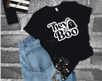 Boo camicia carina e camicia Hey Boo Shirt, Halloween Shirt, Cute boo Shirt, Halloween Shirt, Boo Shirt, Trick or Treat, Fall Teacher Shirt