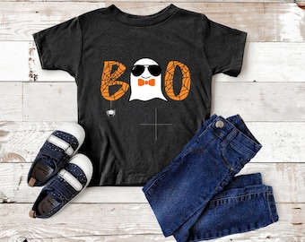 Halloween Boo Shirt, Halloween Geist Shirt, Halloween Kürbis T-Shirt, Kinder Halloween Shirt, Spinne Halloween Shirt, Kleinkind Halloween Shirt