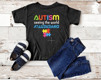 AUTISM SHIRT, Autism Aware Shirt, Autism Mom Shirt, Autism Shirt Teacher, Autism Teacher, Autism Seeing The World Differently, gift for her