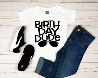 Birthday dude | Birthday dude shirt |Toddler birthday shirt | Birthday tshirt, first birthday shirt,  boy birthday shirt, birthday boy shirt