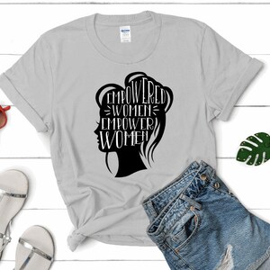 Mujeres empoderadas empoderar a las mujeres, niñas power camisa, camisa feminista, derechos iguales, camisa de mujer empoderada, camiseta de la tripulación GRL PWR, empoderar a las niñas