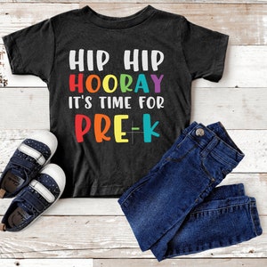 Hip Hip Hooray Preschool, Preschool Shirt, First Day Preschool Shirts, Preschool Teacher, Preschool Tee, Pre-K Tshirt, Hello Pre K, ready
