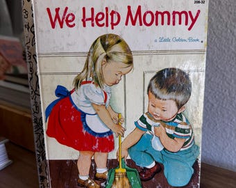 We Help Mommy Little Golden Book - 1981