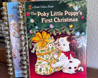 The Poky Little Puppy's First Christmas Little Golden Book Storybook Gift Planner Journal