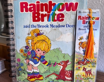 Rainbow Brite Little Golden Book Calendar Journal with Bookmarks