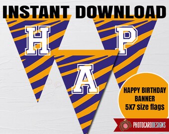 Lsu Birthday Party | Etsy