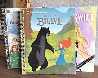 Brave Little Golden Book Junk Journal / Autograph book