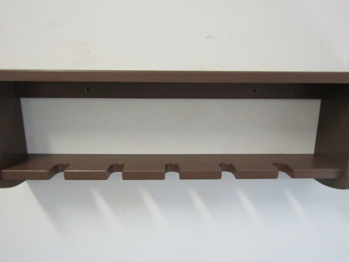 Baseball Bat Rack Decorative Wall Shelf Display 5 bats Etsy