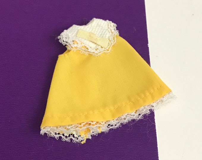 Vintage European Tutti Doll Yellow Dress 8128 Etsy