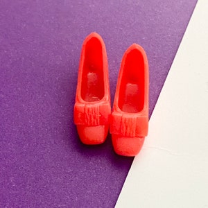 Vintage Barbie Francie Orange Bow Shoes Mini-Chex #1209 All That Jazz #1848