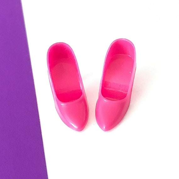 Vintage Barbie RARE MOD BLUE T-Strap T STRAP Shoes JAPAN VHTF EXCELLENT