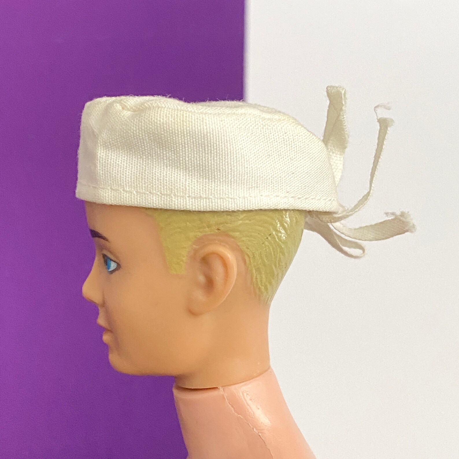 Vintage Ken Doll White Surgeon Hat Doctor Ken 793 1960s Etsy