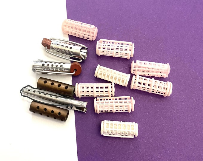 Vintage Lot of Tressy, Tammy Doll Hair Curlers/hair Rollers