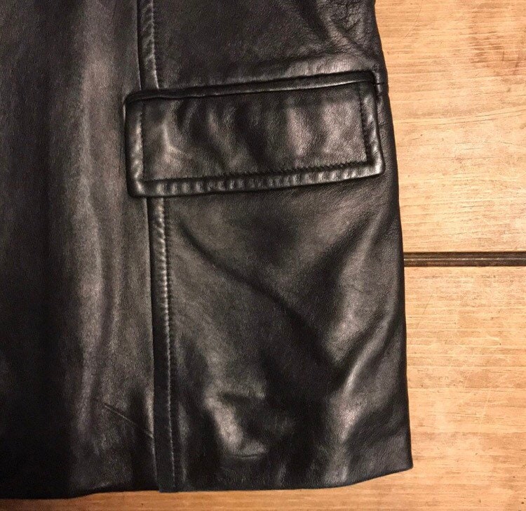 Womens Vintage Leather Jacket Large Express | Etsy