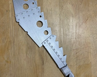Twisted Sweet Machete Cosplay Prop - Taped, Airbrushed, and Enamel Protected. *Now BIGGER* 23"