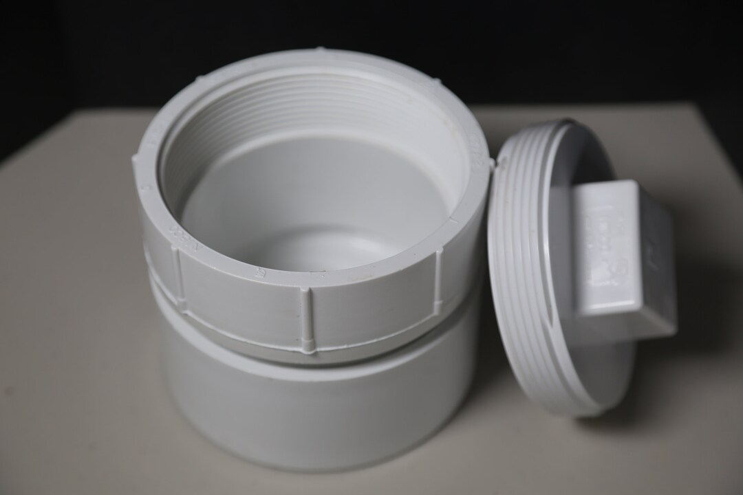 4 Large PVC Cleanout Pipe GEOCACHE Container. Hidden in Plain Site. OR a Stash Hide Cache for