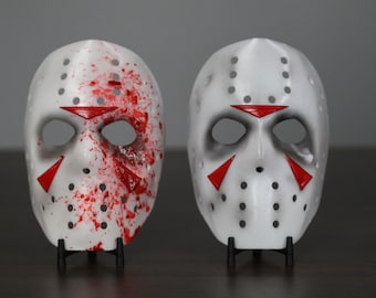 Resin Hockey Mask Miniature – With Stand - For Display - As seen (full size) in the UFC on Juliana Miller