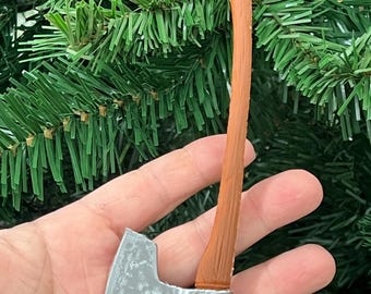 Thanksgiving Movie AXE prop Christmas Tree Ornament