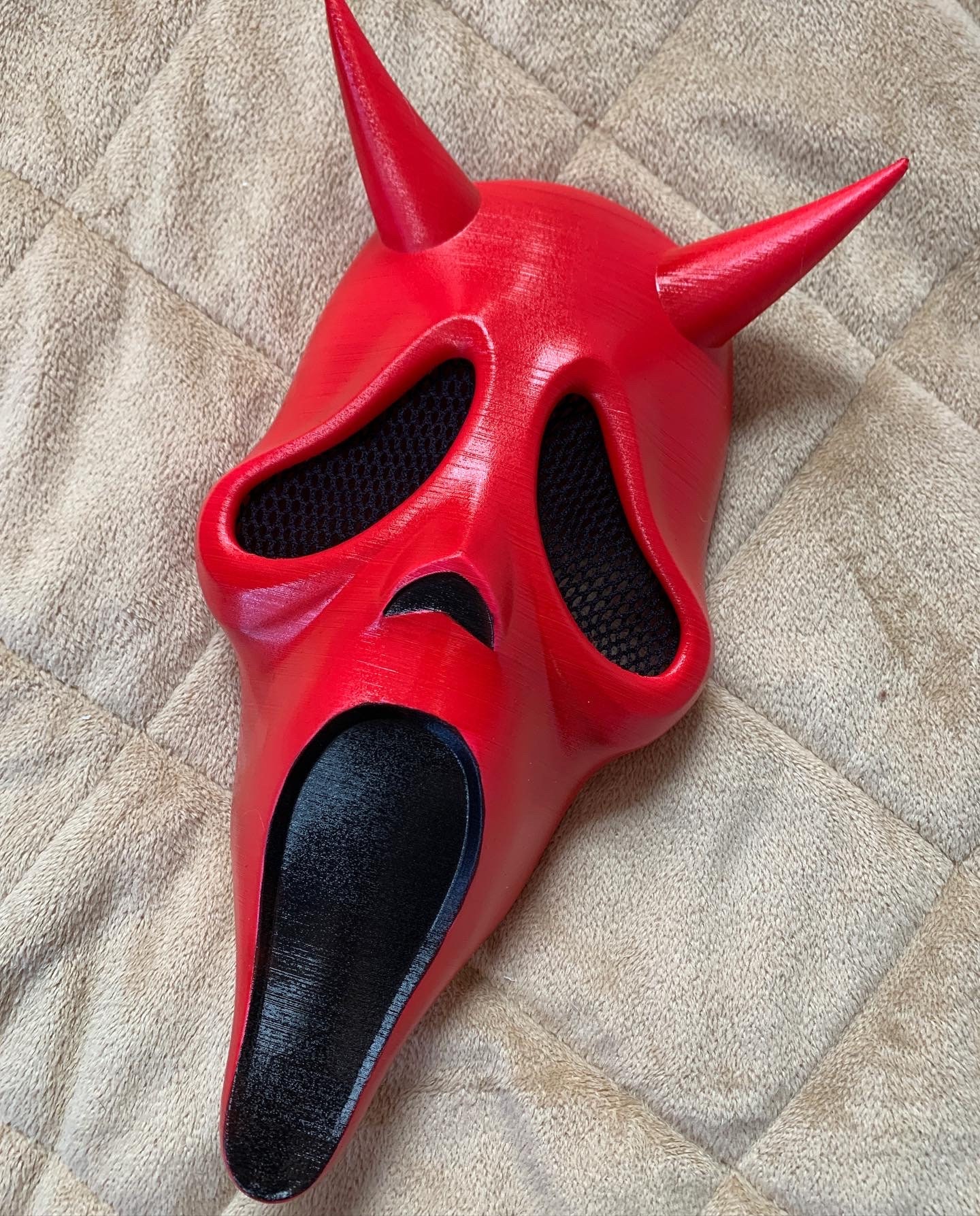 Complete Finished devil Face Red Devil Ghostface - Etsy Norway