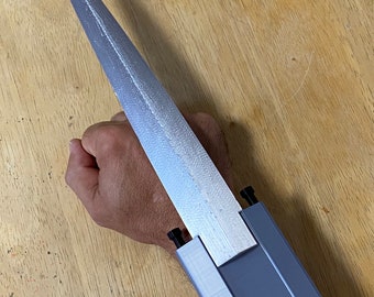 XL - Wrist Attached Straight "Hidden Blade" Replica Cosplay Knife Prop - DBD - **Etsy: This is a TOY**