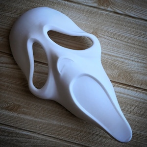 Ghost Mask - Paintable Blank Kit - *Strap and Eye Mesh included*