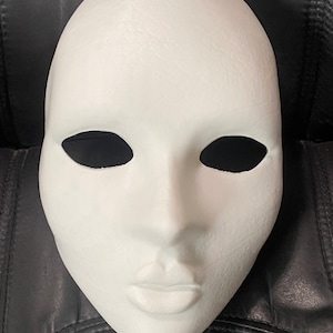 Creepy Girl Doll Mask *GLOW in the DARK*