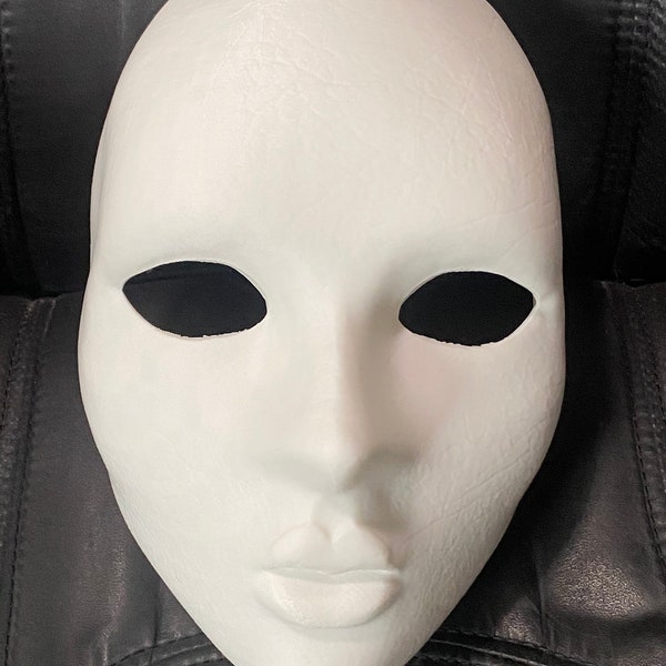 Creepy Girl Doll Mask Blank