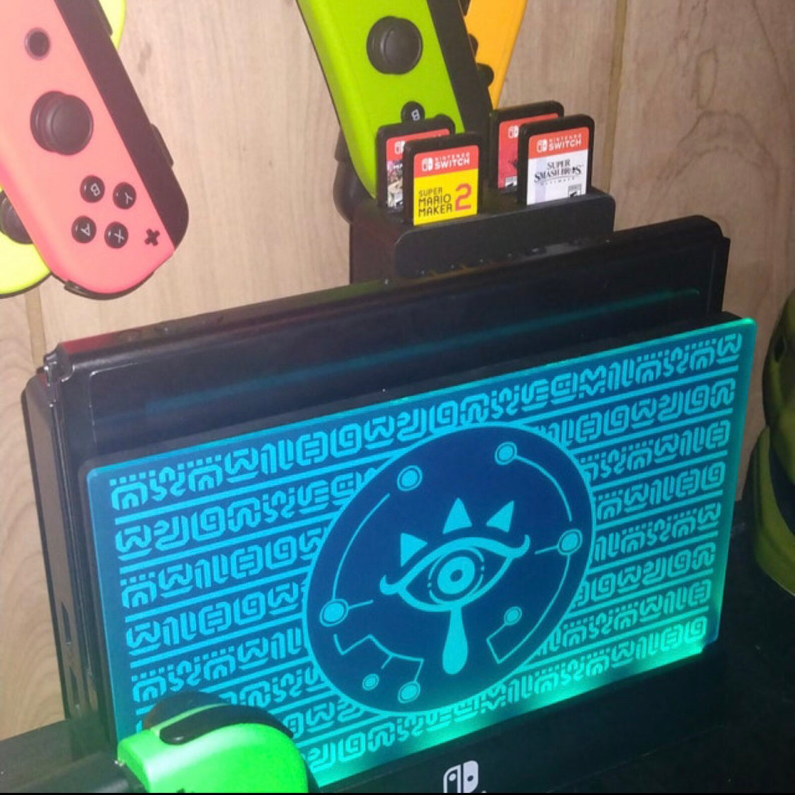 Nintendo Switch 6 Game Cart Holder for DOCK. Zelda Theme Etsy