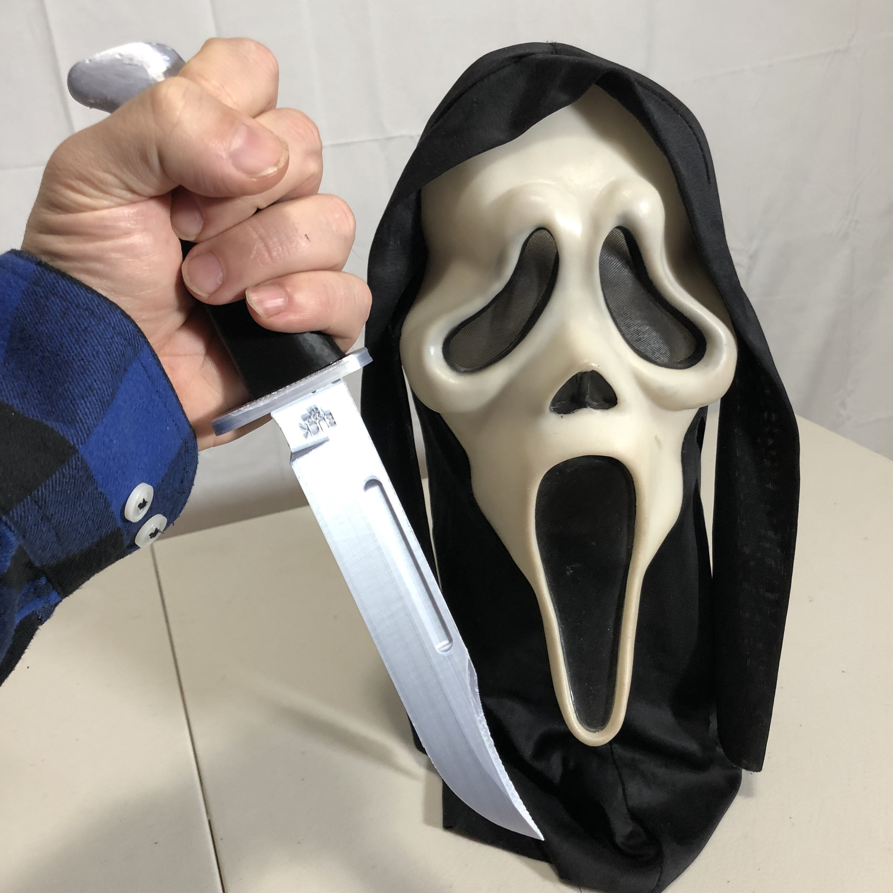 Scream Ghostface Knife Buck 120 hunting Knife Prop Etsy UK