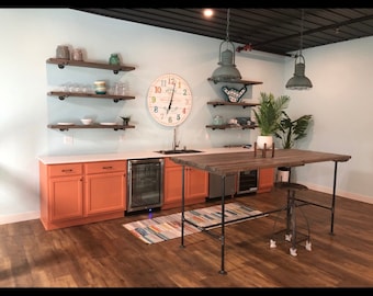 Custom farm benches, farm tables, stools, kitchen tables, coffee tables and hallway tables