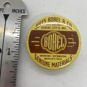Jules Borel & Co Watch Parts Supply Tin Kansas City