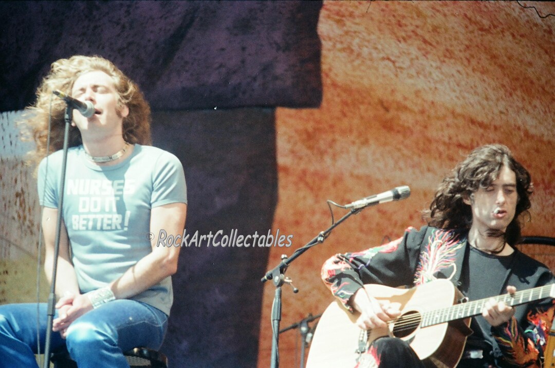 Vintage Day on the Green LED ZEPPELIN Concert Photography Etsy