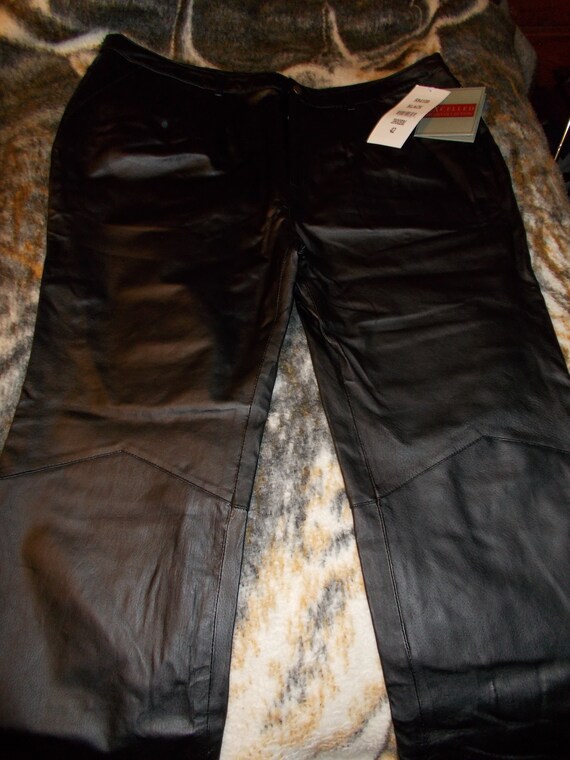 Leather Pants Waist 42 Inseam 33 
