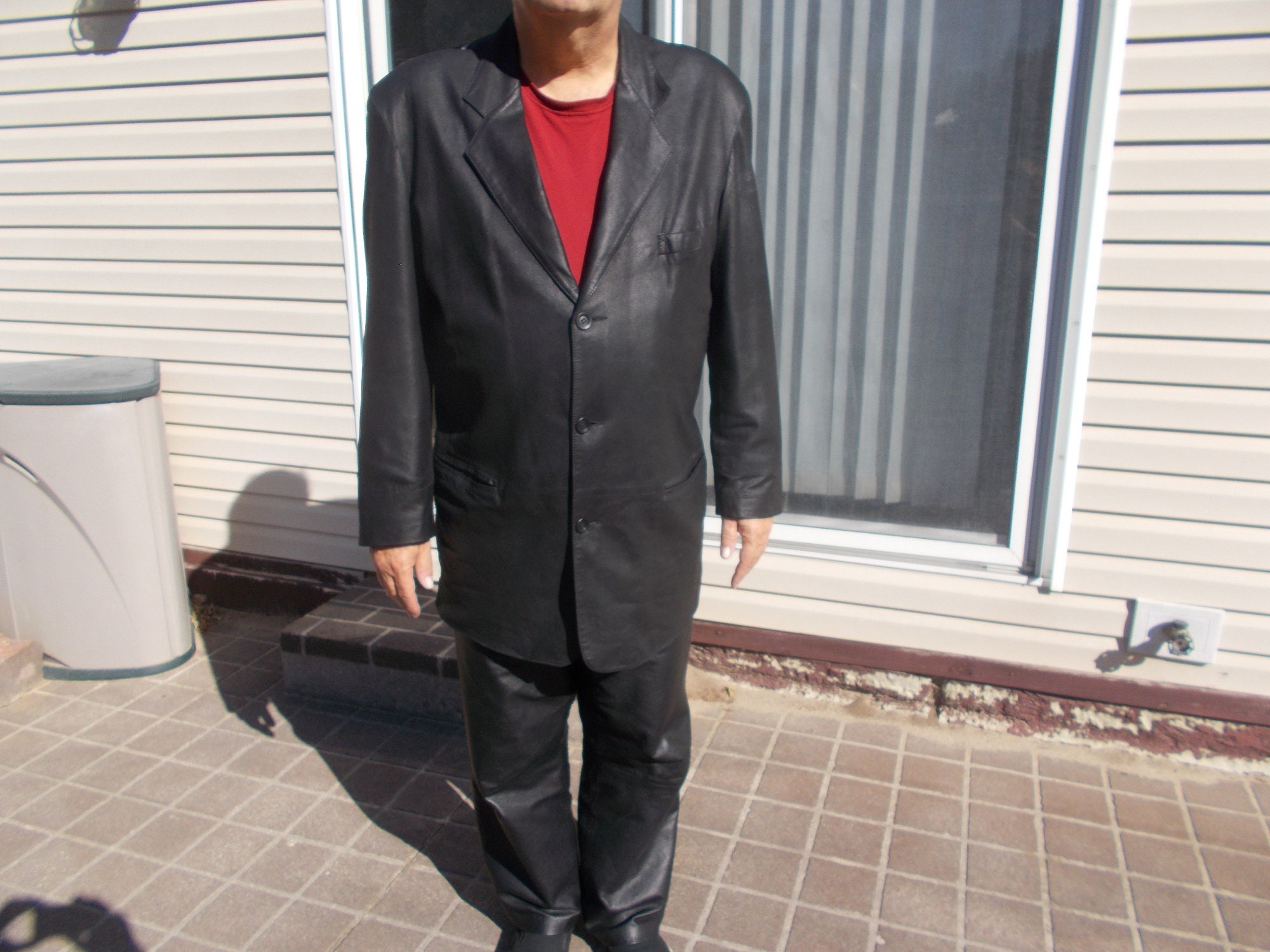 SALE Now Mans Black Very Soft Leather 