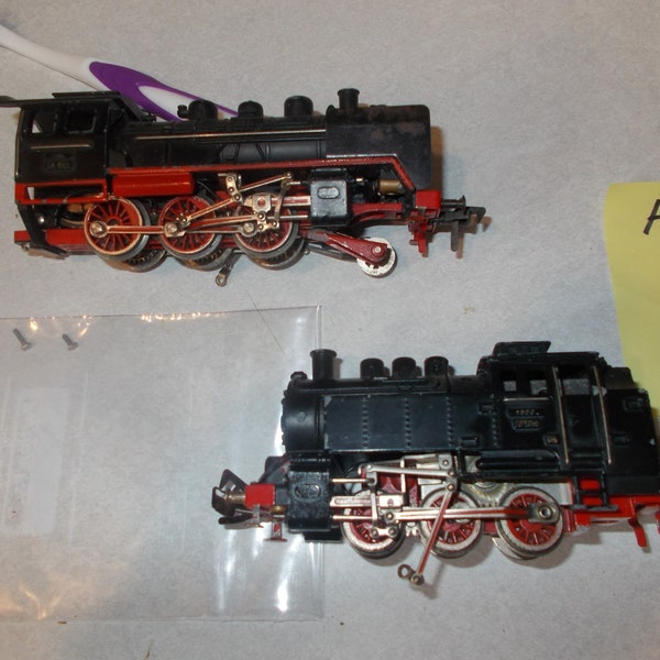 Sale now,Fleischmann German train locomotives ,chassis,tender,parts or restore die cast lot H35