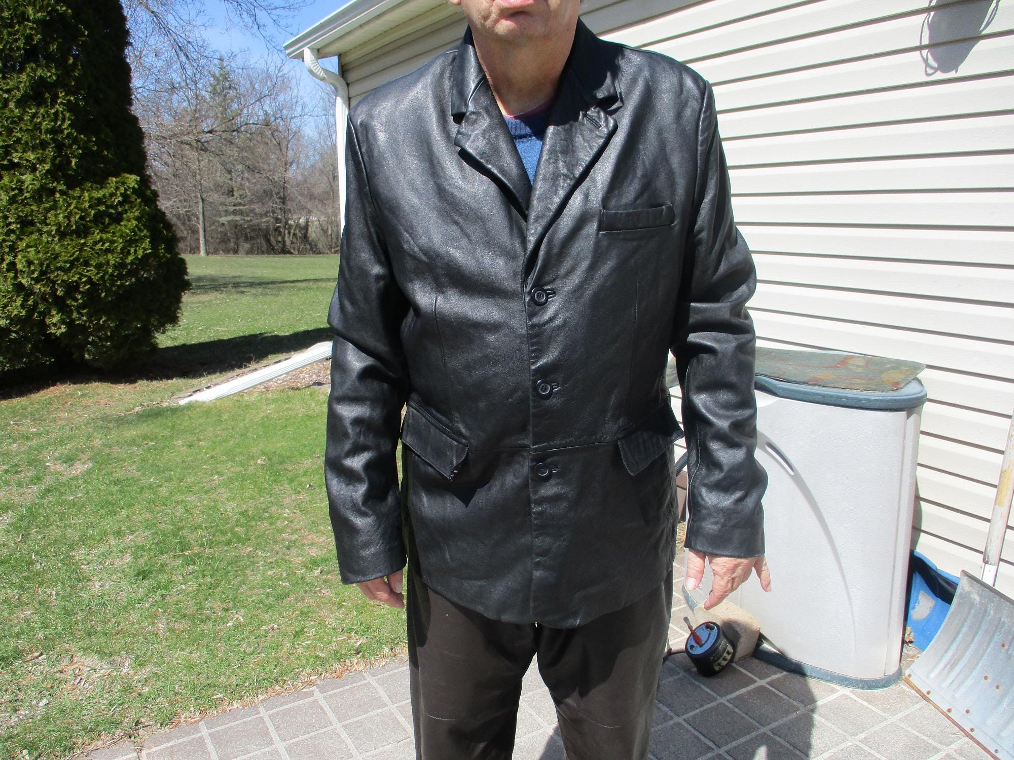Sean John Leather Jacket - Etsy