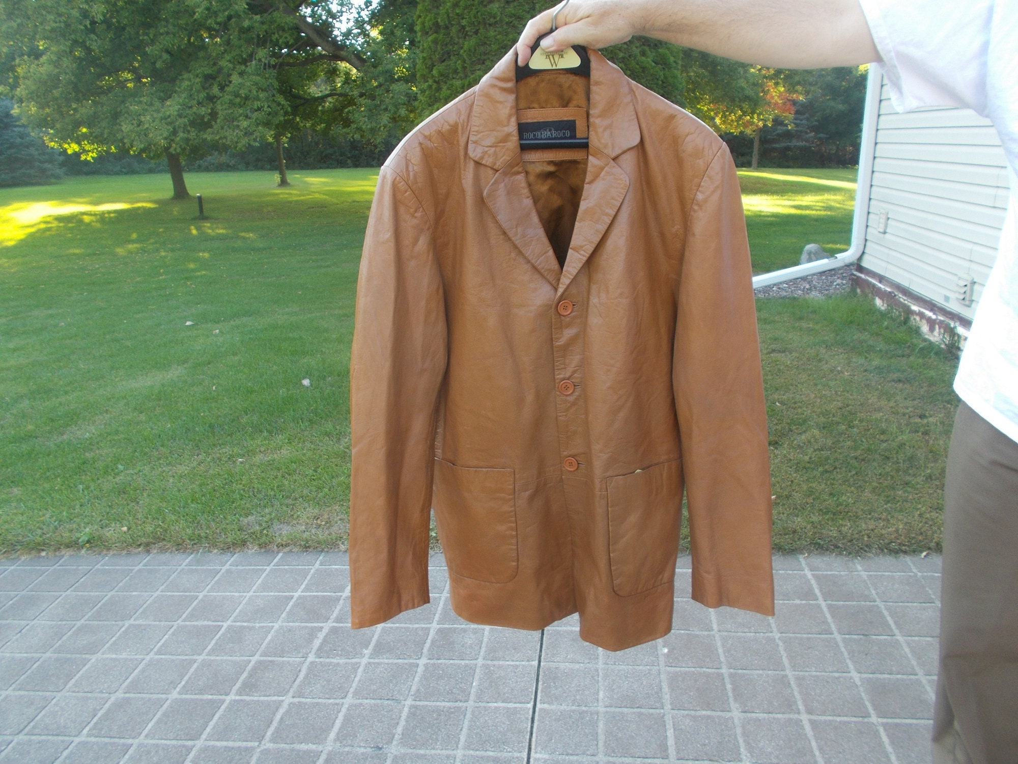 Jose Luis Jacket -SZ 48 Brown Leather Made in USA