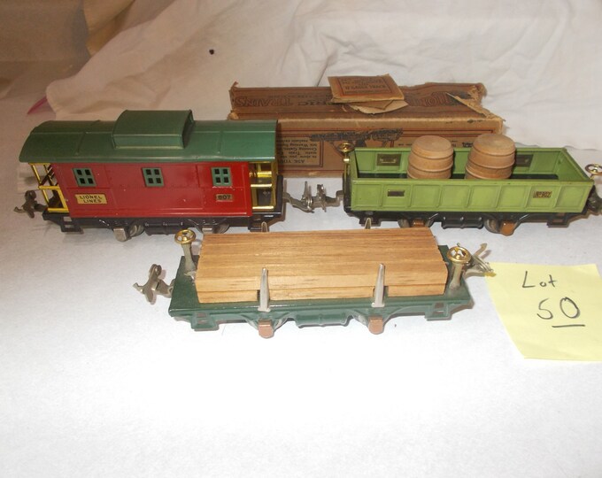 3 Lionel Trains 1920s30s Era Prewar Train Cars,super Nice ,all