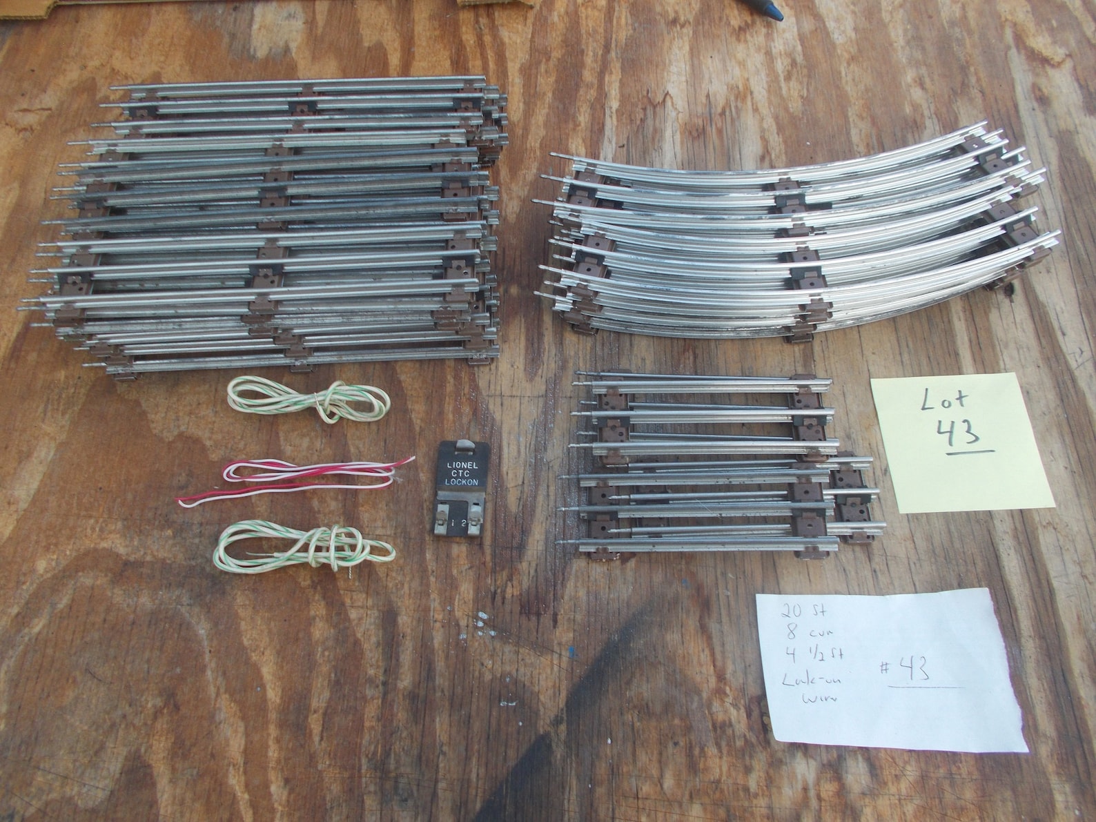32 pieces of Lionel 027 gauge track 20 straights8 curves4 Etsy